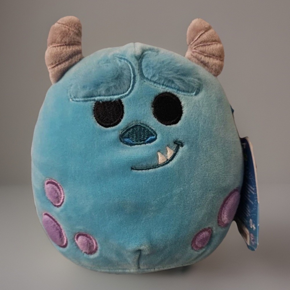 2021 Kellytoy Squishmallow Disney Pixar Sully Monsters Inc. 5" Plush 287230 Tags